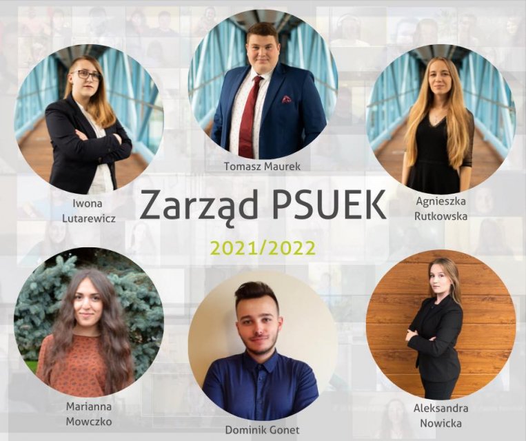 Skład Parlamentu Samorządu UEK w kadencji 2021/2022