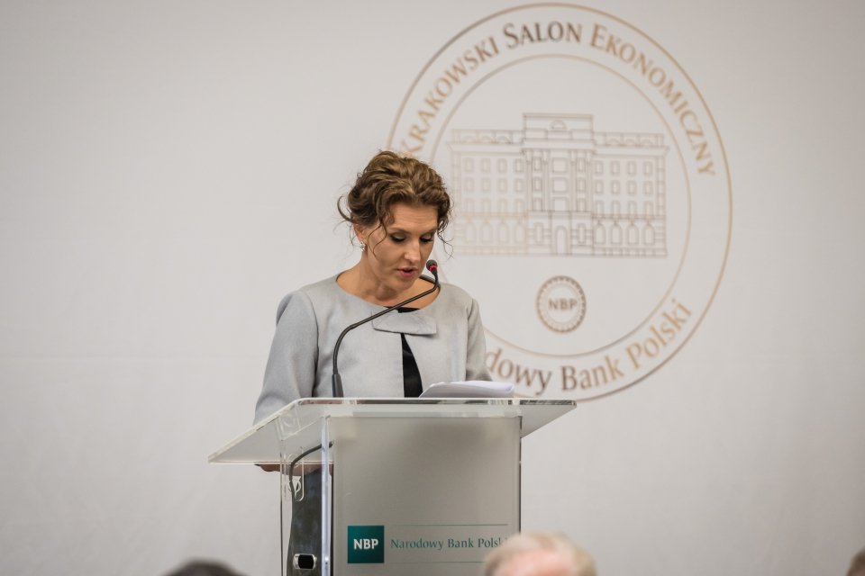 Na zdjęciu: Katarzyna Basiak-Gała, Dyrektor krakowskiego Oddziału NBP