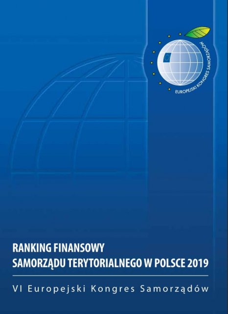 Ranking Finansowy Samorządu Terytorialnego w Polsce 2019