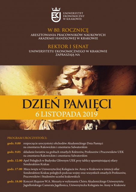 Plakat Uroczystości