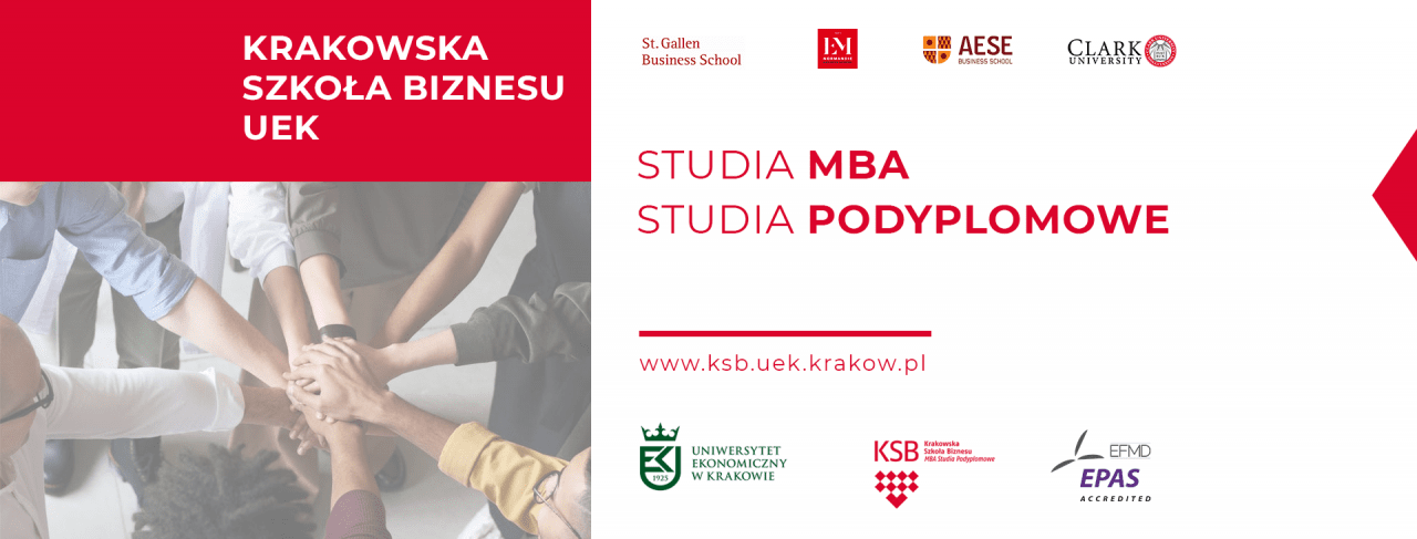 Krakowska Szkoła Biznesu UEK zaprasza na studia MBA oraz studia podyplomowe