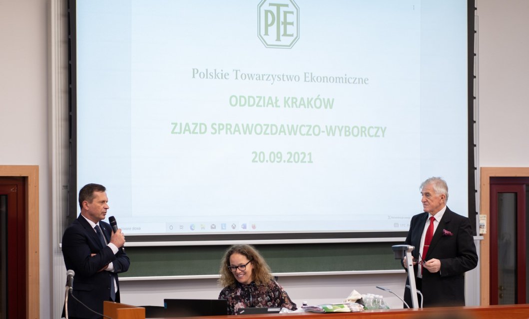 Sprawozdawczo-wyborczy Zjazd Oddziału Polskiego Towarzystwa Ekonomicznego (PTE) w Krakowie