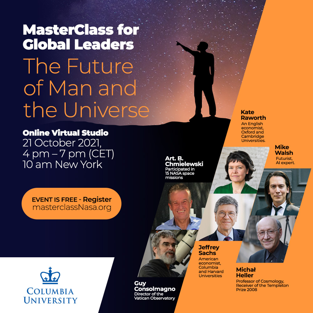 Plakat informacyjny MasterClass for Global Leaders