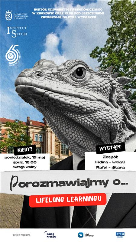 Plakat debaty „Porozmawiajmy o… lifelong learningu