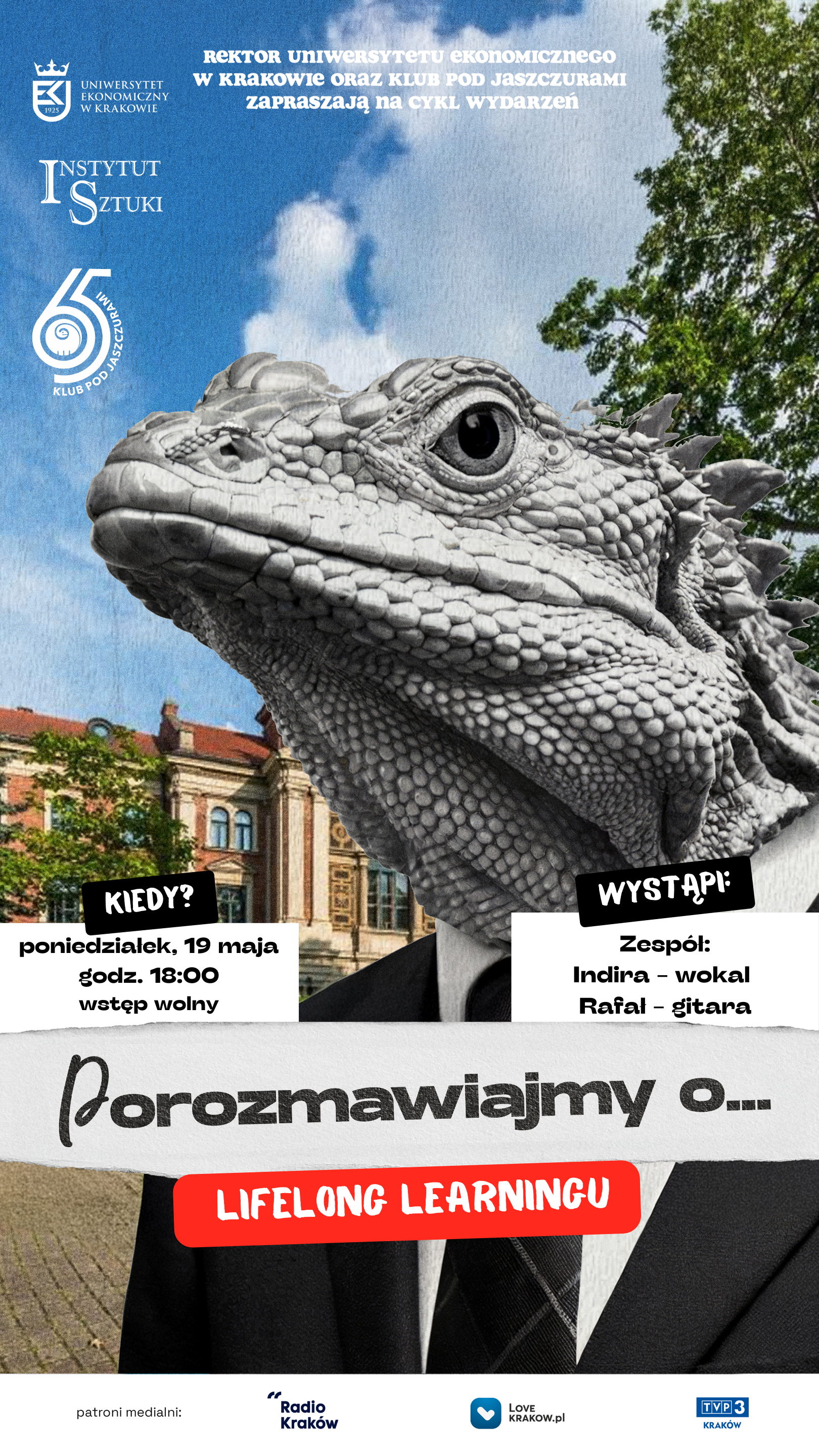 Plakat debaty „Porozmawiajmy o… lifelong learningu