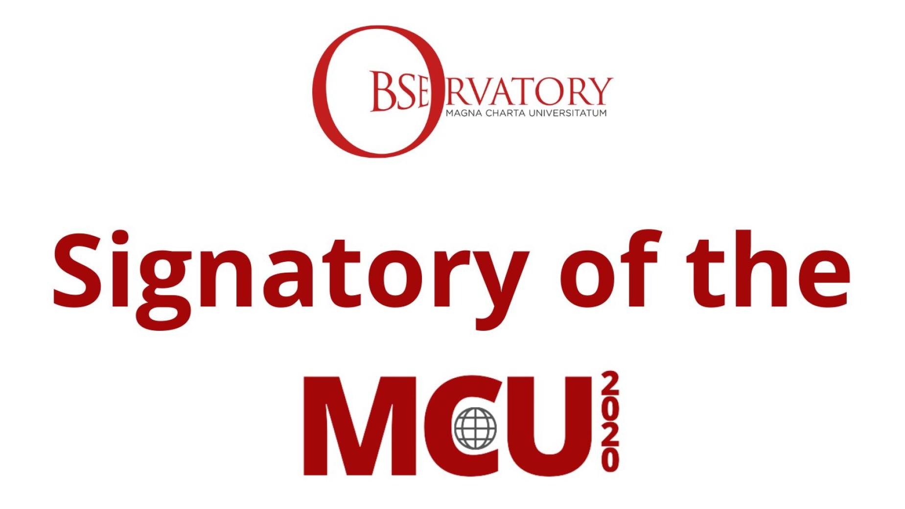 Magna Charta Universitatum (MCU2020)